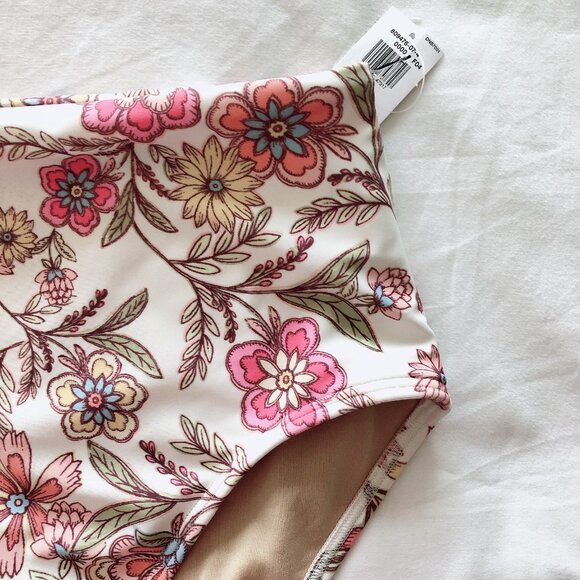 Old Navy Bikini Bottoms XS floral bathing suit swim women's NWT - Picture 6 of 12